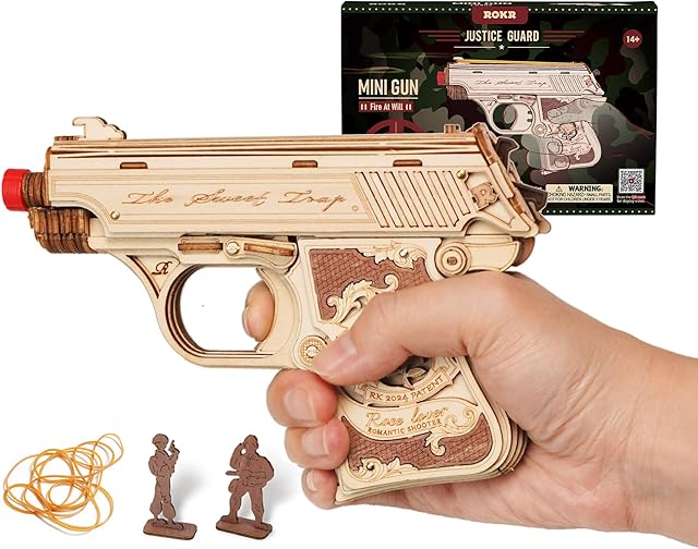 The ROKR 3D Wooden Puzzles for Adults,113 Pieces Wooden Puzzle,Model Building Kit for Adults