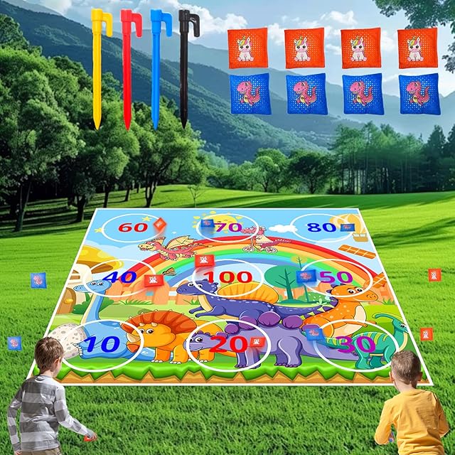 The Kids Safe Throwing Game - Indoor & Outdoor Fun for Boys & Girls Aged 3+ and Adults - Perfect for Birthdays, Halloween & Christmas