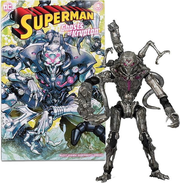 The McFarlane Toys - DC Direct Page Punchers Brainiac 7in Action Figure with Superman Comic
