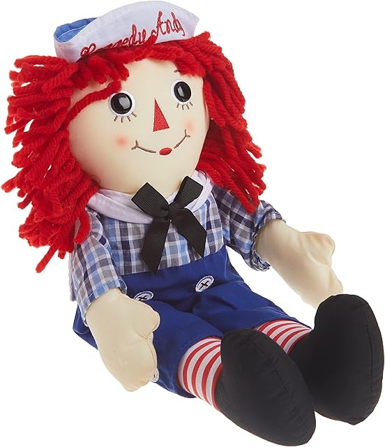 The Aurora® Timeless Raggedy Ann & Raggedy Andy® Raggedy Andy Classic Stuffed Animal - Cherished Memories - Lasting Play - Multicolor 16 Inches