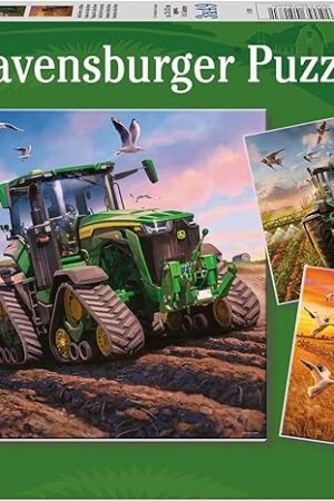The Ravensburger Seasons of John Deere 3 x 49 Piece Jigsaw Puzzle Set for Kids - 05173 - Every Piece is Unique, Pieces Fit Together Perfectly