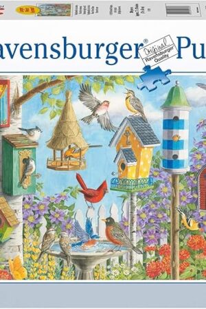 The Ravensburger Home Tweet Home - 300 Piece Jigsaw Puzzle for Adults | Unique Softclick Technology | Premium Quality | Perfect for Gifting
