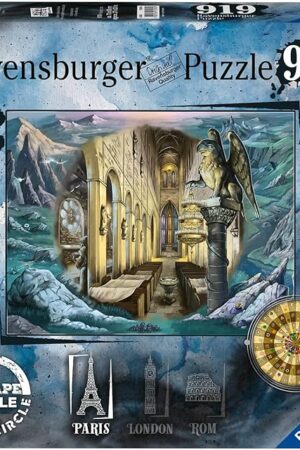 The Ravensburger Escape The Circle: Paris 919 Piece Jigsaw Puzzle for Adults - 17281 - an Escape Room Experience in Puzzle Form
