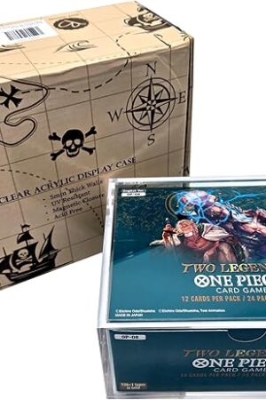 The Premium Clear Acrylic Display Case for TCG One Piece Booster Box USA Version