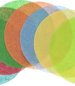 The Roylco Pre-Cut Tissue Paper Circles, 4 Inch, Colors May Vary, Pack of 480