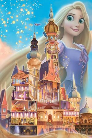 The Ravensburger Disney Castle Collection: Rapunzel 1000 Piece Jigsaw Puzzle for Adults - 12000264 - Handcrafted Tooling, Made in Germany, Every Piece Fits Together Perfectly
