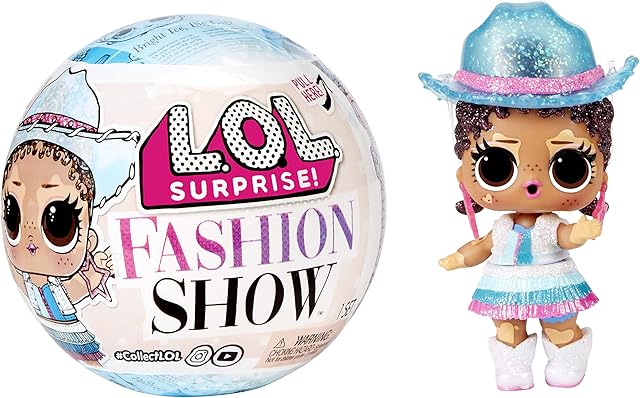 The L.O.L. Surprise! Fashion Show Dolls in Paper Ball with 8 Surprises- Collectible Doll Including Stylish Accessories, Holiday Toy, Great Gift for Kids Girls Ages 4 5 6+ Years Old