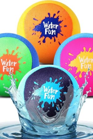 The Realspring Water Skipping Ball for Children Water Grip Bouncing Ball Summer Beach Pool Toy for Adult Fun Swimming Pool Games Party Lake River Favors