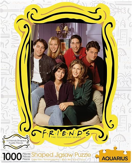 The AQUARIUS Friends Apartment Puzzle (1000 Piece Jigsaw Puzzle) - Glare Free - Precision Fit - Officially Licensed Friends Merchandise & Collectibles - 20 x 28 Inches