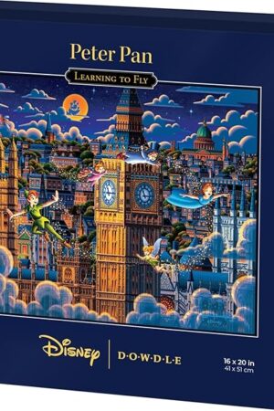 The Peter Pan Learning to Fly - Disney Dowdle 500 Piece Jigsaw Puzzle for Adults