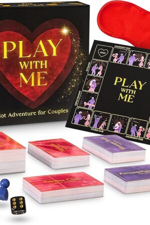 The Romantic Couples Game for Adults - 300 Date Night Dares & Conversation Cards | Couple Board Game for 2 Players & Fun Gaming Cards for Married Couples