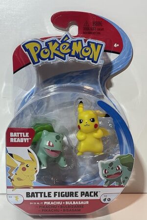 The Pokémon Battle Figure Pack Pikachu and Bulbasaur