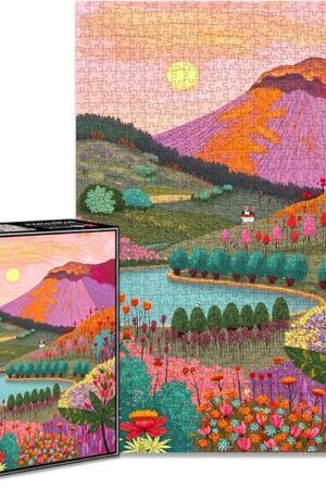 The Rainbow River Valley 1000 Pieces Jigsaw Puzzles for Adults Challenging Puzzle Perfect for Game Nights,Impossible Hard Difficult Challenging Family Activity, Great Gift Idea, Colorful House Decor