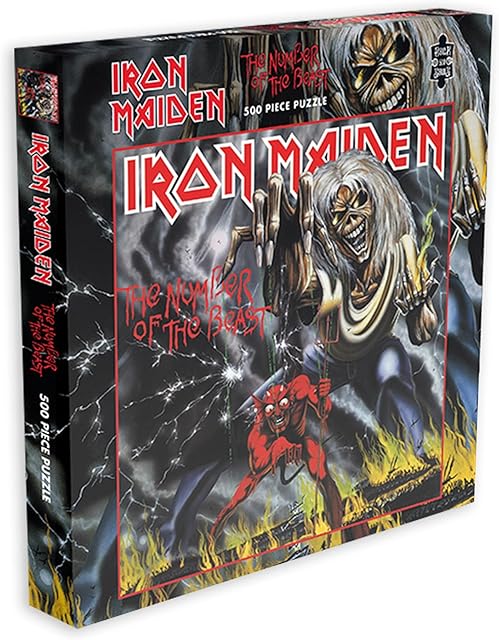 The RockSaws - Iron Maiden The Number of The Beast (500 Piece Jigsaw Puzzle)