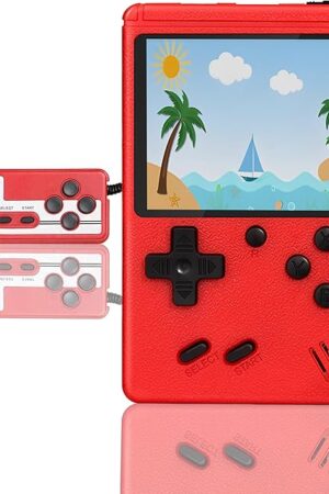 The Retro Handheld Game Console, Portable Gaming System with 500+ Classic Games, 3.0" Screen, Built-in 1020mAh Rechargeable Battery, Two-Player Mode, Ideal for Adults