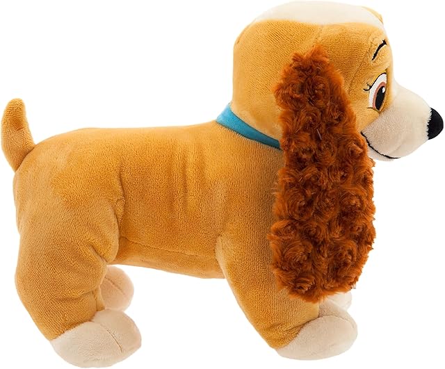 The Disney Store Lady Plush from 'Lady and The Tramp' - 11-Inch Soft Toy - Classic Romantic Tale Memory, Cuddly Design Romance & Animated Film Fans