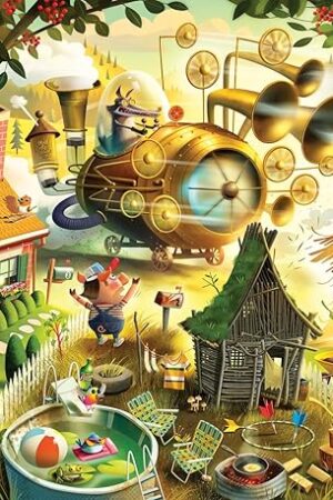 The Ravensburger - Look Out Little Pigs - 1000 Piece Jigsaw Puzzle - Stunning Imagery a Classic Children's Tale - Vibrant Colors - Frameable - Premium Quality - Puzzles for Adults