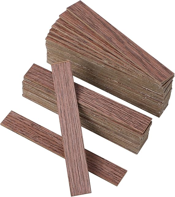 The TOYANDONA 40pcs Miniature Dollhouse Flooring, Mini Floor Boards Self Adhesive Dollhouse Wood Flooring Peel and Stick for Dollhouse Accessories (Dark Brown)