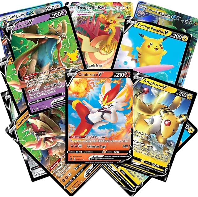 The Pokemon Cards 50 Card Assorted Lot with Guaranteed V Pokemon