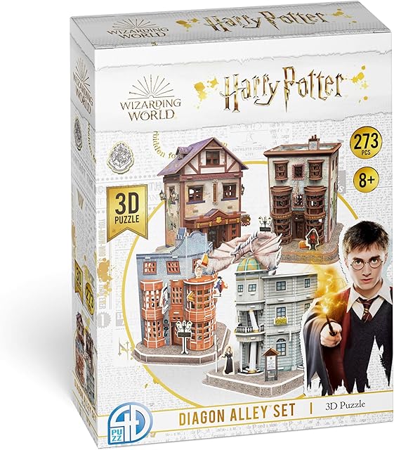 The 4D Cityscape Harry Potter 3D Paper Puzzles (Diagon Alley) - Sextoyzone