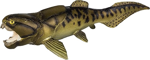 The Safari Ltd. Dunkleosteus Figurine - Detailed 7.25" Plastic Model Figure - Fun Educational Play Toy for Boys, Girls & Kids Ages 3+
