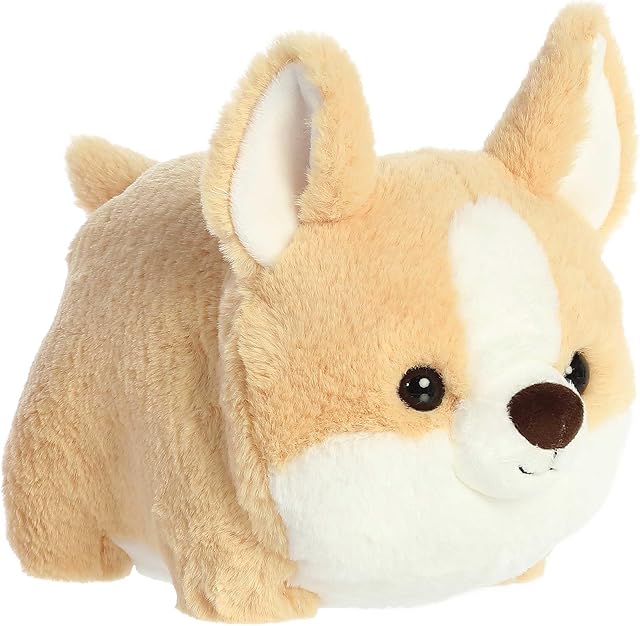 The Aurora® Adorable Spudsters™ Colby Corgi™ Stuffed Animal - Comforting Cuddles - Playful Companions - Brown 10 Inches