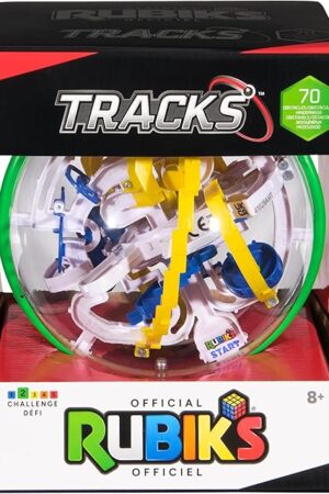 The Rubik’s Cube, Rubik’s Tracks 70 3D Gravity Maze & 3D Puzzle Game with 70 Obstacles, Challenging Problem-Solving Brain Teaser, Fidget Toy, Sensory Puzzle for Adults, Teens, Kids, for Ages 8 & Up