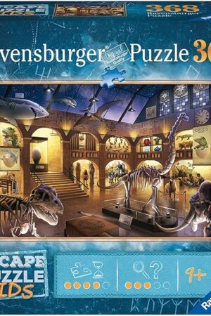 The Ravensburger Museum Mysteries Escape Puzzle - 368 Piece Jigsaw for Kids | Exciting Storyline | Mathematical Riddles | Quality Materials | Climate Pledge Friendly