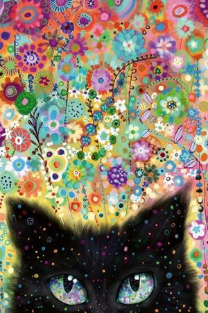 The Ravensburger Puzzle Moment: Kaleidoscope Kitty 300 Piece Jigsaw Puzzle for Adults - 12001327 - Handcrafted Tooling, Made in Germany, Every Piece Fits Together Perfectly