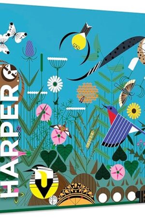 The Pomegranate 1000-Piece Jigsaw Puzzle for Adults, Charley Harper's Wild Summer, Matte Finish, Snug Fit