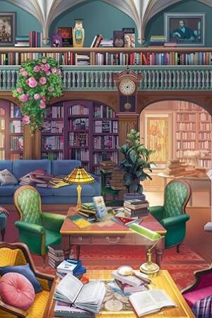 The Ravensburger - Dream Library - 500 Piece Large Format Jigsaw Puzzle - Beautiful Colors and Intricate Details - Premium Quality - Puzzles for Adults