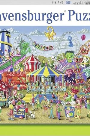 The Ravensburger Fun at The Carnival - Engaging 300 Piece Jigsaw Puzzle for Kids | Unique Piece Design | Anti-Glare Surface | Perfect Skill-Building Game for Toddlers and Kids | Model Number: 13231