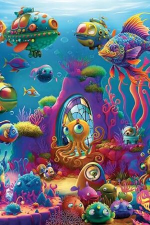 The Ravensburger Alien Ocean 150 XXL Piece Jigsaw Puzzle for Kids - Every Piece is Unique, Pieces Fit Together Perfectly
