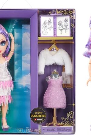 The Rainbow High Fantastic Fashion Violet Willow - Purple 11? Fashion Doll and Playset with 2 Complete Doll Outfits, and Fashion Play Accessories, Great Gift for Kids 4-12 Years Old