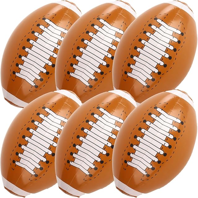 The Shindel Inflatable Beach Balls, 16 Inch Large Blow Up Footballs Pool Toys for Party Supplies Decorations for Kids Birthday Summer Beach Water Games