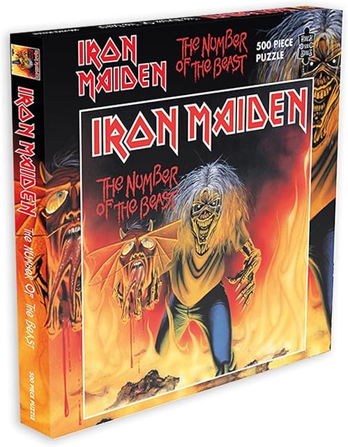 The RockSaws - Iron Maiden Number of The Beast (Single) (500 Piece Jigsaw Puzzle)