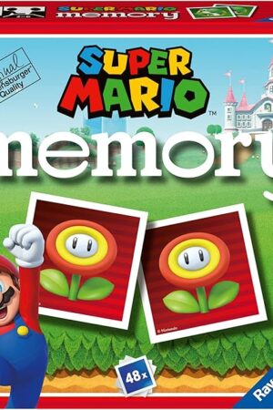 The Ravensburger - Memory Super Mario, Board Game, Memory Game for Children 3 Years or Older, 48 Cards, 2 to 6 Players, Italian Version