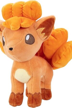 The Pokemon Vulpix 8" Plush - Officially Licensed - Generation One Figure - Authentic Soft Stuffed Animal Toy - Holiday Christmas Stocking Stuffer Gift for Kids, Boys, Girls - 2+