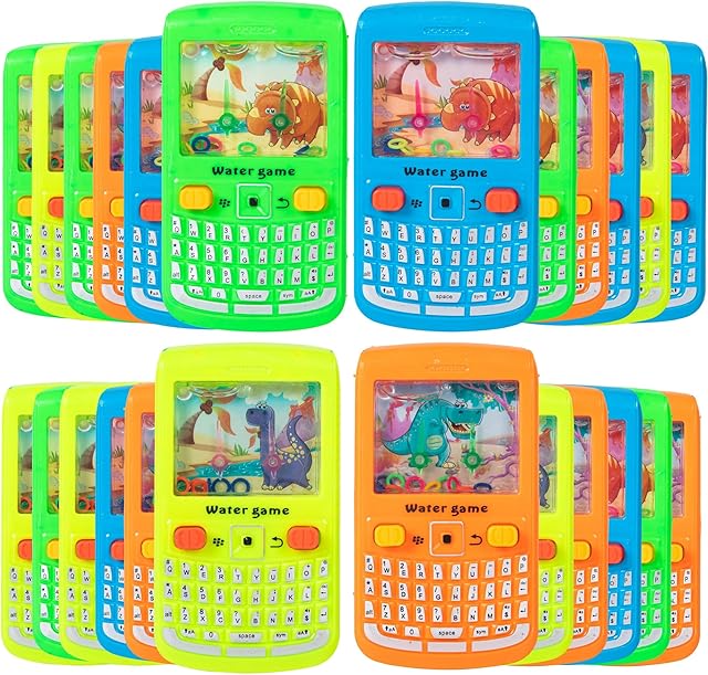The 24 PCS Handheld Water Game Party Favors for Kids Ages 3,4,5,6,7,8,9-Pocket Water Ring Game for Birthday Return Gifts-Pinata Goodie Bags Stuffers-Classroom Prizes-Treasure Box Toys-4.8" (24)