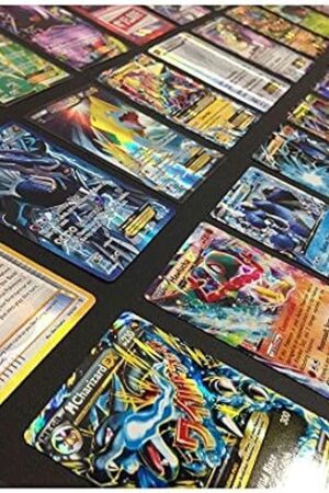 The Pokemon TCG : 100 Card LOT Rare, COM/UNC, Holo & Guaranteed EX, MEGA OR Full Art