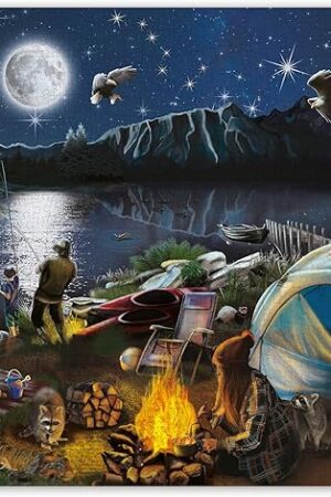 The QUOKKA 1000 Pieces Puzzle for Adults and Up - Jigsaw Puzzles for Men and Women - Lighthouse Activity for Kids Ages 8-12 and Up - Colourful Game Toy for Family