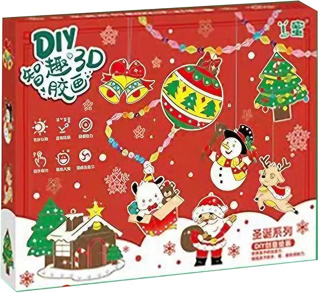 The Ruyumei DIY No-Bake Clay Painting Kit for Girls - Create and Color Your Own Castle with Hands-On Craft Supplies Christmas Gift (X11501)