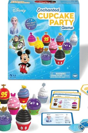 The Wonder Forge Disney Enchanted Cupcake Party Game - Engaging Matching Game for Kids Ages 3 & Up | Featuring Beloved Disney Characters | Great for Skill Development | Ideal Birthday