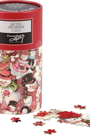 The Primitives by Kathy Puzzle - Retro Snowmen