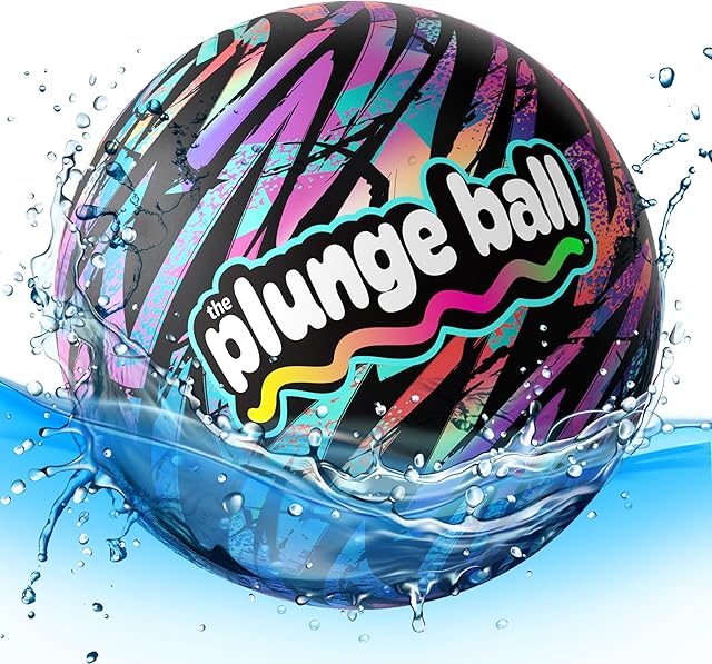 The Plunge Ball - Pool Toys - Swimming Pool Games for Kids, Adults and Family - Water Balls - Water Toys for Kids Ages 8-12 - Teens, Boys Fun Stuff - Swim Balls Sports Accessories (9 Inch)