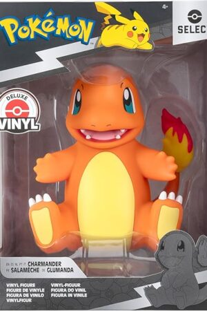 The Pokemon Charmander Deluxe Select Vinyl Figure - 8-Inch Figure Made from Vinyl