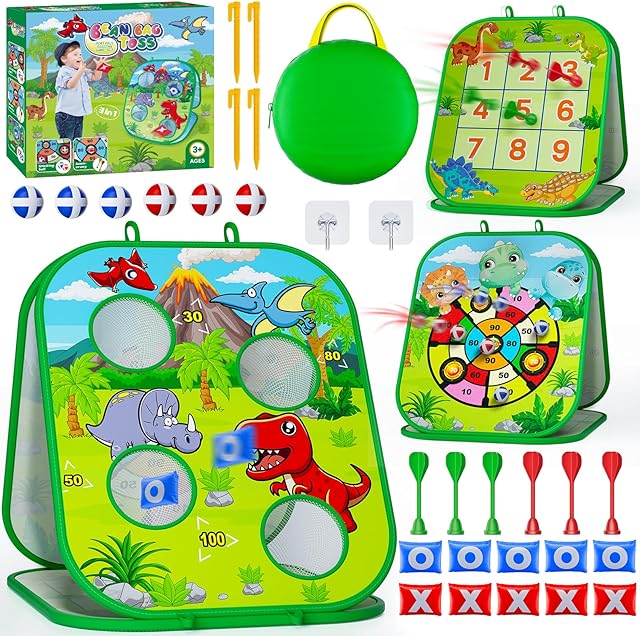 The Bean Bag Toss Game for Kids, Toddler Toys for Party Games and Outdoor Toss Games, Gift for Birthday or Christmas for Kids Aged 3 4 5 6 7 8 Year Old