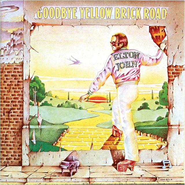 The RoseArt - Elton John - Goodbye Yellow Brick Road - 500 Piece Jigsaw Puzzle for Adults