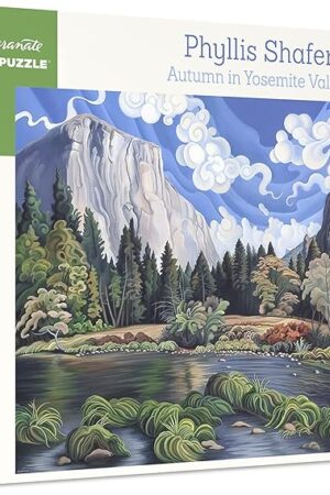 The Pomegranate 1000-Piece Jigsaw Puzzle for Adults, Phyllis Shafer's Autumn in Yosemite Valley, Matte Finish, Snug Fit