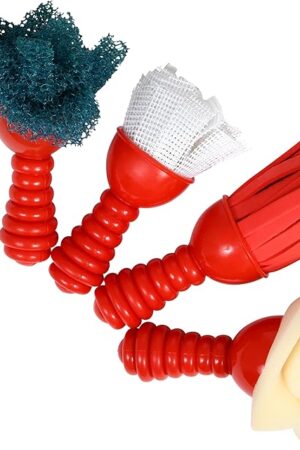 The READY 2 LEARN Textured Art Tools - Set of 4 - Jumbo Paint Brushes for Toddlers and Kids - Set 1 - DIY Patterns and Effects